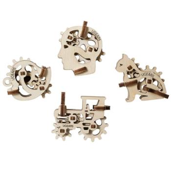 UGEARS mini stresszlevezető modellek - Szimbólumok (4db) kép