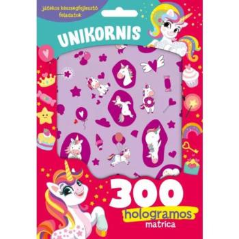 Unikornis - 300 hologramos matrica kép