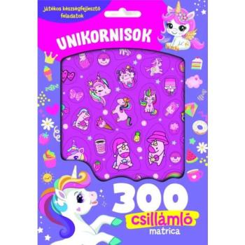Unikornisok - 300 csillámló matrica kép
