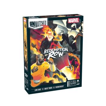 Unmatched: Marvel – Redemption Row társasjáték, angol nyelvű kép