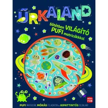Űrkaland - Foglalkoztatókönyv világítós pufi matricákkal kép