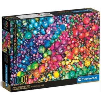 Üveggolyók ColorBoom Collection 1000db-os puzzle poszterrel - Clementoni kép