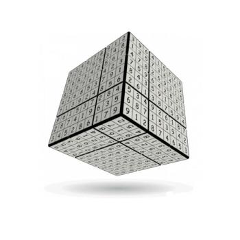 V-Cube 3x3 versenykocka, V-udoku kép