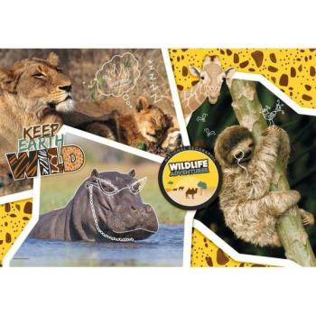 Vadvilág kutató 104 db-os puzzle - Clementoni National Geographic Kids kép