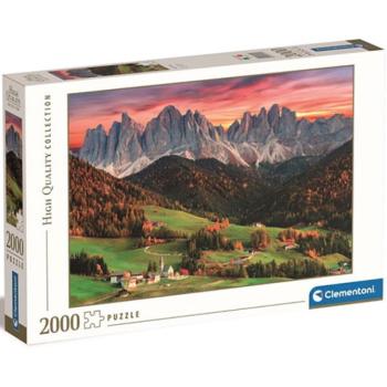 Val Di Funes, Olaszország HQC puzzle 2000db-os - Clementoni kép