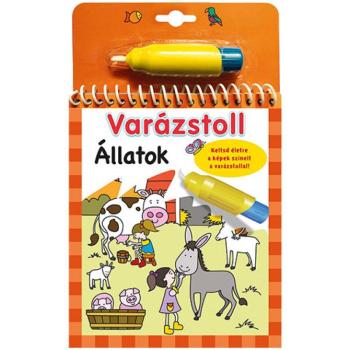 Varázstoll - Állatok kifestő kép