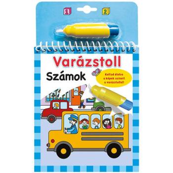 Varázstoll - Számok kifestő kép