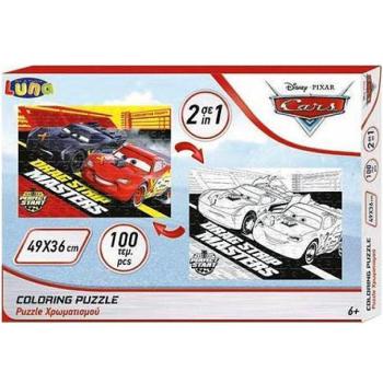 Verdák 2 az 1-ben 100db-os színezhető puzzle kép