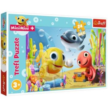 Vidám halacskák 24db-os maxi puzzle - Trefl kép