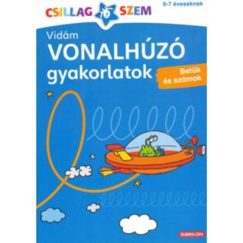 Vidám vonalhúzó gyakorlatok - Betűk és számok kép