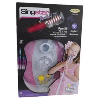 Világító mikrofon - Bluetooth, állvány kép