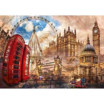 Vintage London 1500 db-os puzzle - Clementoni kép