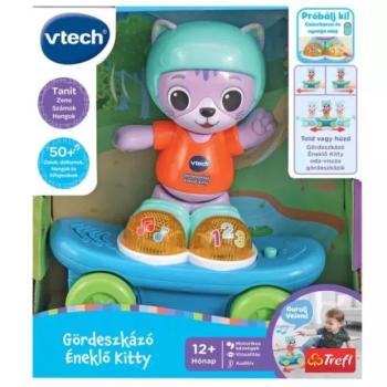 VTech: Tanuló gördeszkázó cica bébijáték kép