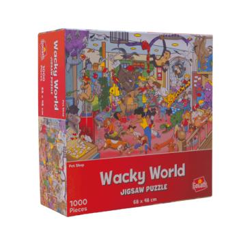 Wacky World puzzle, 1000 db-os - Állatkereskedés kép