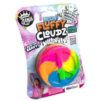 WeCool Compound Kings: Neon Fluffy Cloudz Illatos Felhőslime – Béke Szimbólum kép