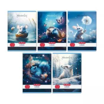 Wonderland: A5-ös vonalas füzet - 2. osztályos, 16-32 - többféle kép