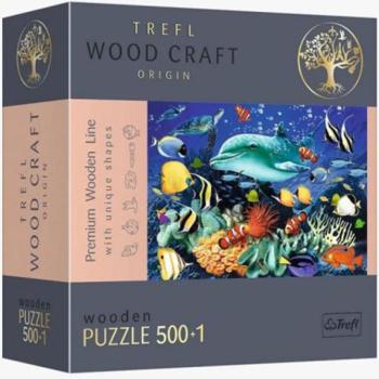 Wood Craft: Élet a tengerben fa puzzle 500+1db-os - Trefl kép