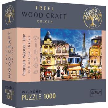 Wood Craft: Francia sikátor 1000db-os prémium fa puzzle - Trefl kép