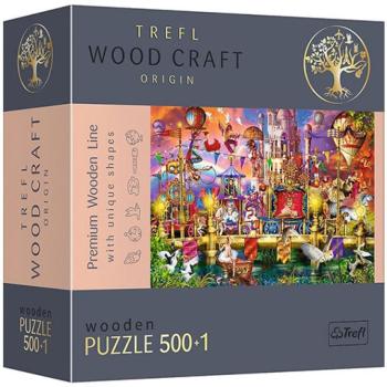 Wood Craft: Mágikus világ fa puzzle 500+1db-os - Trefl kép