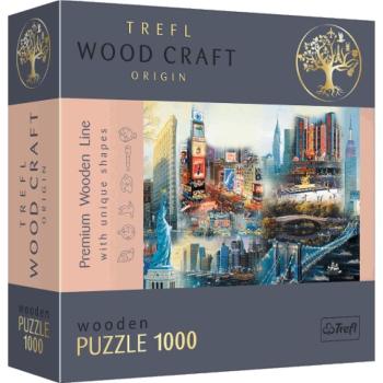 Wood Craft: New York kollázs 1000db-os prémium fa puzzle - Trefl kép