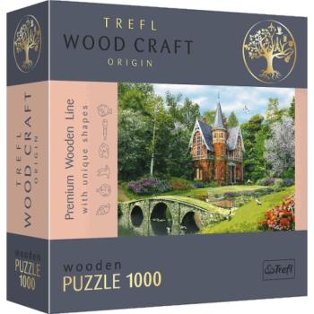 Wood Craft: Viktoriánus ház 1000db-os prémium fa puzzle - Trefl kép