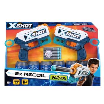 X-Shot: Dupla Recoil szivacslövő fegyver szett kép