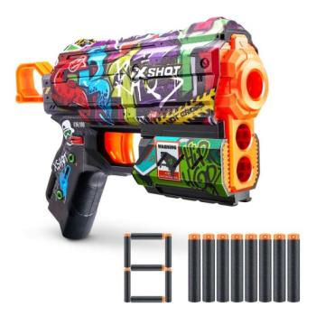 Xshot Excel Skins Flux - Graffiti szivacslövő játékfegyver kép