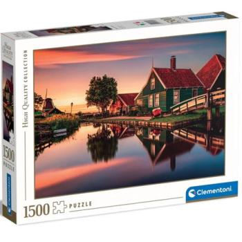 Zaanse Schans, Hollandia HQC 1500db-os puzzle - Clementoni kép