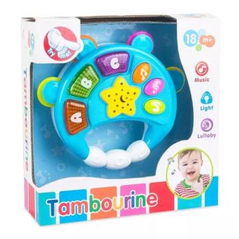 Zenélő bébi csörgődob kép