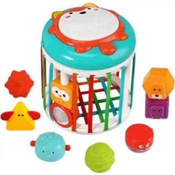 Zenélő bébijáték rókafigurákkal kép