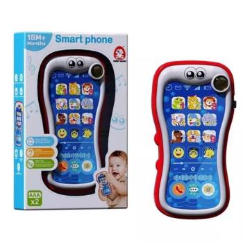 Zenélő bébitelefon fényhatásokkal, állathangokkal kép