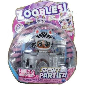 Zoobles Z-Girlz Secret Partiez - gyűjthető játékfigura - többféle kép