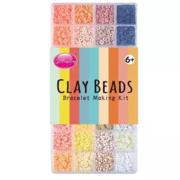 Agyaggyöngy készlet karkötő készítéshez - többszínű kép