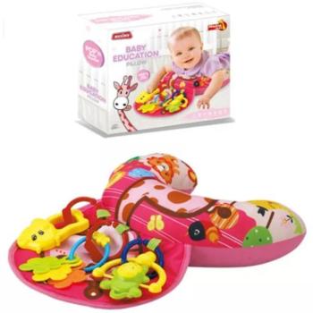 Állatos foglalkoztatós meglepi pocakpárna - zsiráfos kép