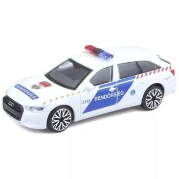 Bburago: Audi A6 Avant magyar rendőrautó, 1:43 kép