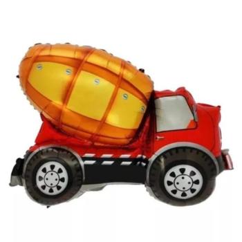 Betonkeverő alakú fólia lufi - 47 x 67 cm kép