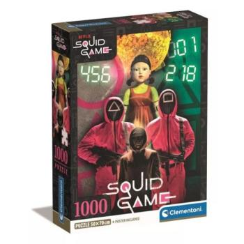 Clementoni: Squid Game - 1000 darabos puzzle poszterrel kép