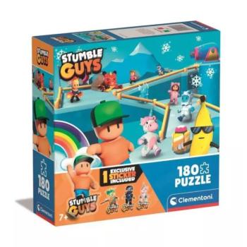 Clementoni: Stumble Guys 2. széria - 180 darabos puzzle ajándék matricával kép
