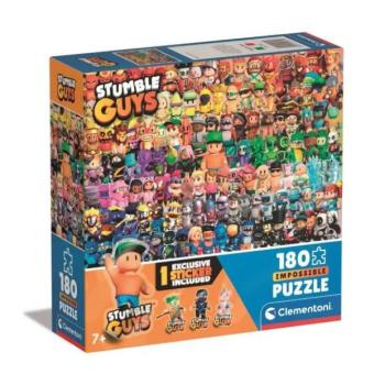 Clementoni: Stumble Guys lehetetlen puzzle - 180 darabos kép