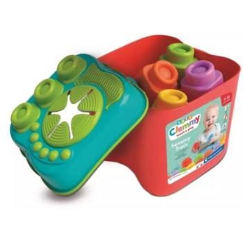 Clemmy: 2 az 1-ben formabedobó és építőkocka készlet tárolódobozban kép