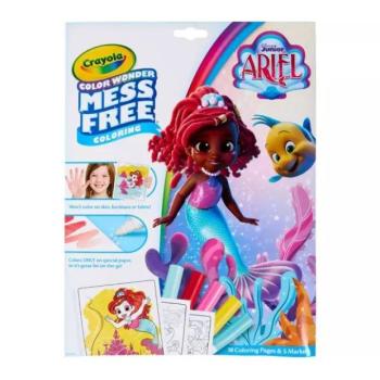 Crayola Color Wonder: A kis hableány maszatmentes kifestő készlet mappában kép