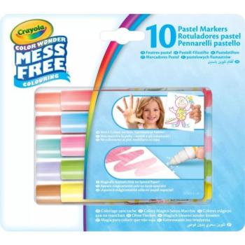 Crayola Color Wonder: Maszatmentes pasztell mini filctoll - 10 db-os kép