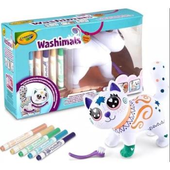Crayola Washimals: Kimosható óriás cica figura - 15 cm kép