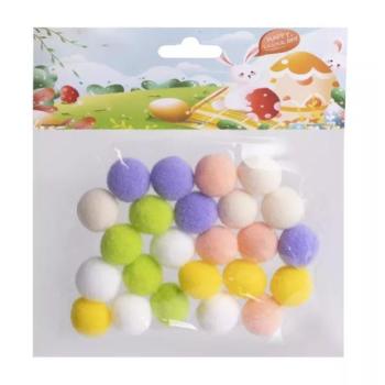 Dekorációs textiltojás - 24 db-os kép