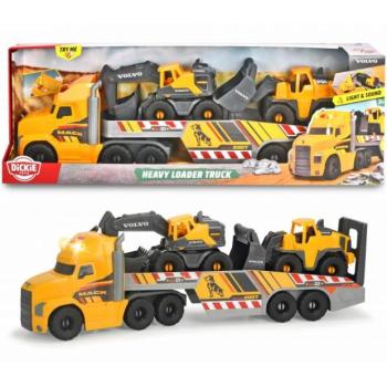 Dickie: Volvo munkagép szállító Mack kamion - 70 cm kép