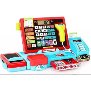 Elektromos pénztárgép - piros kép