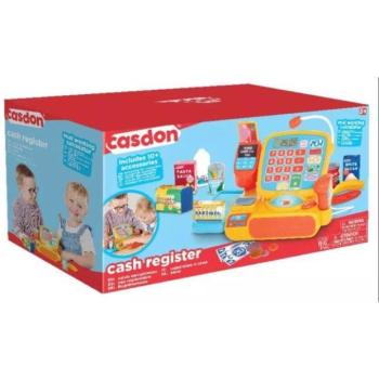 Elektronikus pénztárgép szett mikrofonnal és termékekkel - 10 db-os kép