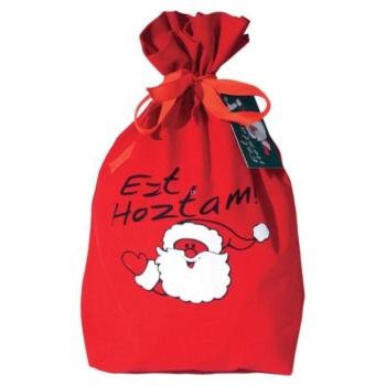 Ezt hoztam! Textil mikulás zsák - 30 x 23 cm kép