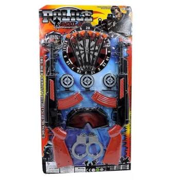 Fegyverkészlet bilinccsel és dobónyilakkal kép