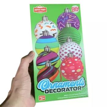 Festhető karácsonyi díszek - 8 db-os kép